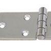 Hinge, stamped, asymmetrical. A2 130x40x2.0mm