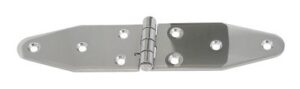Hinge, stamped, symmetrical. A2 180x40x2.0mm