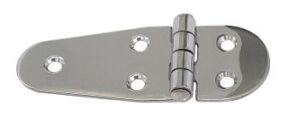 Hinge, stamped, asymmetrical. A2 103x38.5x2.0mm