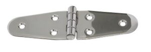 Hinge, stamped, symmetrical. A2 136x38.5x2.0mm
