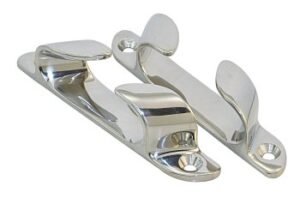 Lip cleat A4 114mm, for 16mm rope (pair)