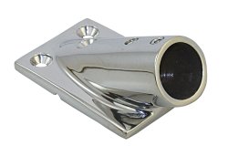 Railing fitting - 25mm - end piece 30°