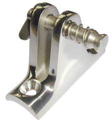 Concave pipe fitting A4 for 22-25mm pipe, hinged nose 6mm