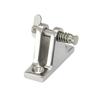 Convertible top fitting 90° A4 folding nose bolt 6mm