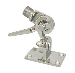 Antenna tilt bracket with base plate A4 95x56mm, 1'-14 UNS