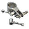 Pipe joint with toggle, hinged A4 for 30mm pipe, hinge nose 6mm
