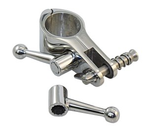 Pipe joint with toggle, hinged A4 for 30mm pipe, hinge nose 6mm 1 Pipe joint with toggle, hinged A4 for 30mm pipe, hinge nose 6mm