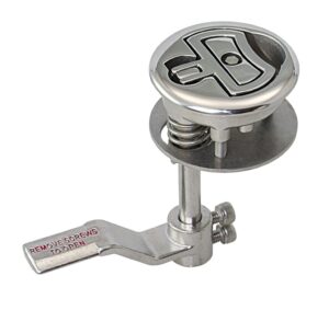 Floor lifter rotary latch with compression spring, lockable A4 60mm