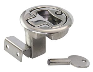 Floor-mounted snap fastener, waterproof, lockable A4 60mm