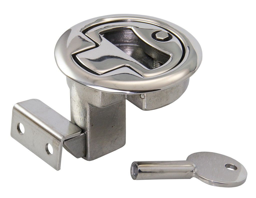 Floor-mounted snap fastener, waterproof, lockable A4 60mm 1 Floor-mounted snap fastener, waterproof, lockable A4 60mm