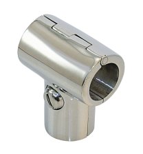 Railing T-piece 90°, hinged A4 for 22mm pipe