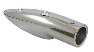 Handrail end piece 8° A4 for 22mm pipe 1 Handrail end piece 8° A4 for 22mm pipe