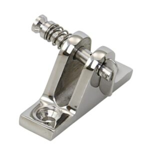 Convertible top fitting 80° A4 folding nose bolt 6mm