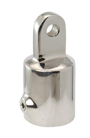 Reinforced pipe end cap A4 for 30mm pipe, 8.6mm eye