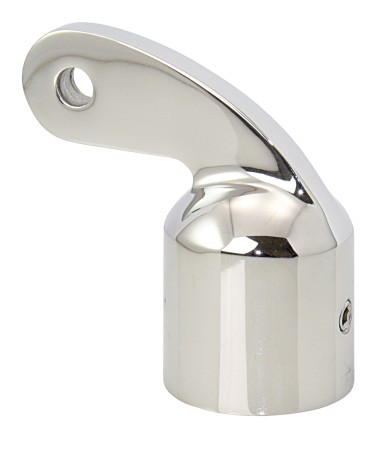 Pipe end cap bent 90° A4 for pipe 22mm, eye 6.6mm 1 Pipe end cap bent 90° A4 for pipe 22mm, eye 6.6mm