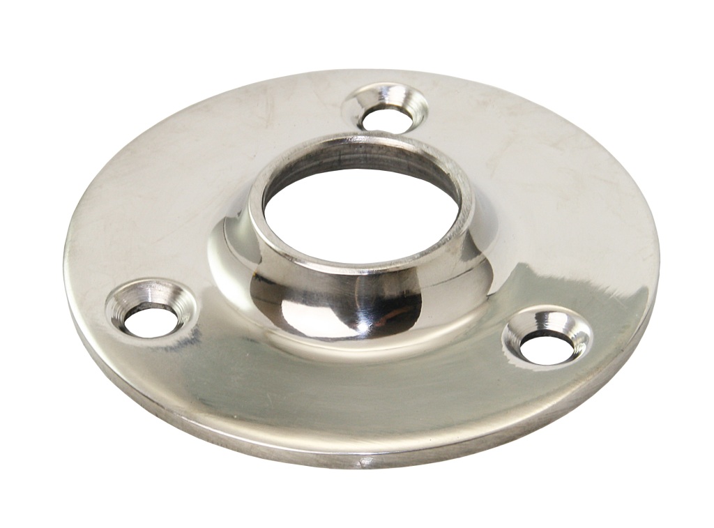 Railing foot for welding, 90°, round A4, for 22mm pipe 1 Railing foot for welding, 90°, round A4, for 22mm pipe