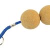 Keyring with 2 cork balls 52mm 3 ekls2