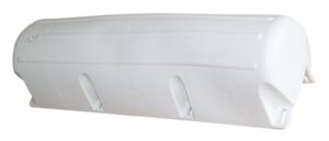 Bridge fender/bumper for rectangular profile PVC 885x270mm white