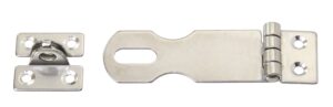 Overlap hinge with eye plate A4 78+21x31mm