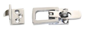 Tension lock with hook plate, 90° A4 83x28mm