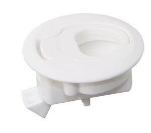 Floor lifter snap fastener, plastic, 61.5mm, white