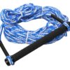 Water ski rope with standard handle, buoyant, 23m, blue 2 ez20752