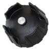Replacement lid without fuel level indicator for portable fuel tanks