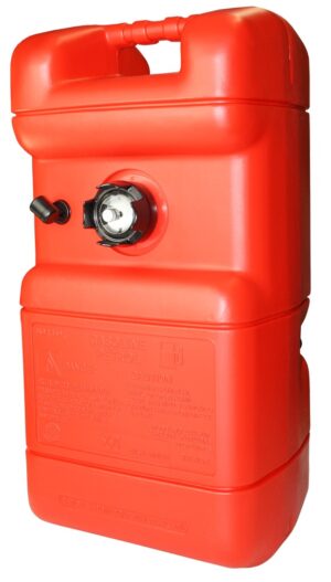 Portable fuel tank with level indicator, 560x360x210mm, 22L