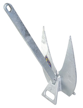 FOB plate anchor HP galvanized 8kg 1 FOB plate anchor HP galvanized 8kg