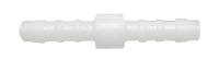 Straight hose connectors POM 6mm white 5pcs.