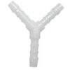 Hose connector Y-piece POM 13mm white 5pcs. 2 fm3510 1