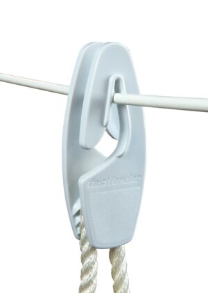 FASTFENDER Fender hook Sail PA for rope 6-10mm, wire 8mm white 2pcs.