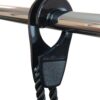 FASTFENDER Fender hook 25 PA for rope 6-10mm, tube 25mm black 2pcs. 2 fq2029
