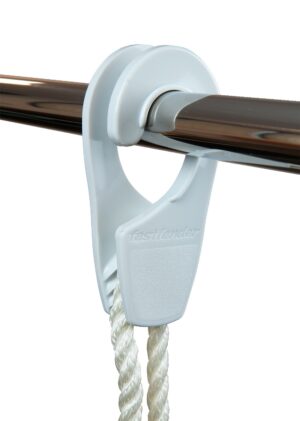 FASTFENDER Fender hook 25 PA for rope 6-10mm, tube 25mm white 2pcs.