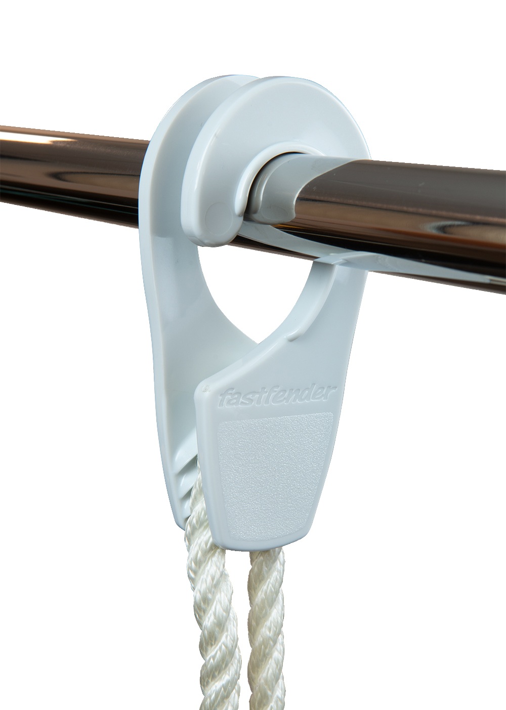 FASTFENDER Fender hook 25 PA for rope 6-10mm, tube 25mm white 2pcs. 1 FASTFENDER Fender hook 25 PA for rope 6-10mm, tube 25mm white 2pcs.