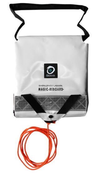 OUTILS OCEANS Magic Reboard rescue ladder with 9 textile steps