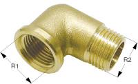 Angle fitting with external and internal thread 45° Ms 2' 1 Angle fitting with external and internal thread 45° Ms 2'