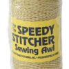 Hand sewing thread No. 4, waxed PES fine 196m natural color 3 ga17