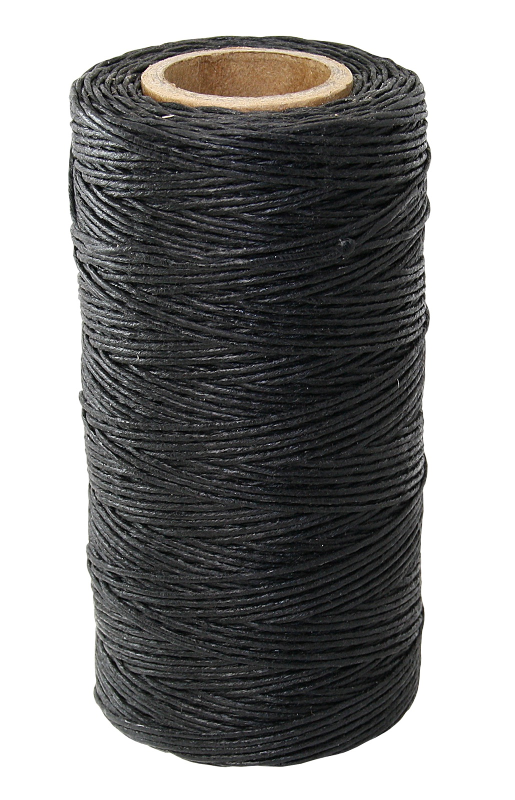 Hand sewing thread No. 8, waxed PES coarse 196m black 1 Hand sewing thread No. 8, waxed PES coarse 196m black