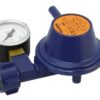 Gas pressure regulator with manometer 50mbar, 1.5kg/h
