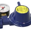 Gas pressure regulator with manometer 30mbar, 0.8kg/h