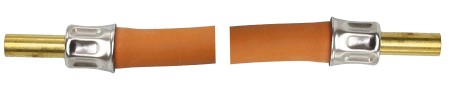 Gas hose with pipe fittings on both sides RST8 0.4m 1 Gas hose with pipe fittings on both sides RST8 0.4m