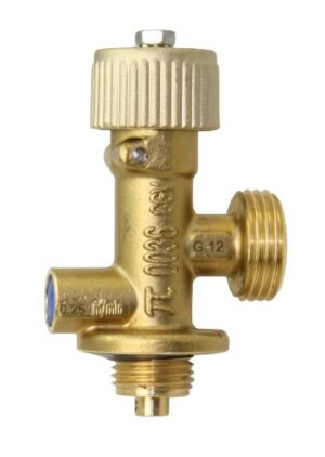 Gas cylinder valve Ms 7.5bar for butane gas cylinders up to 3kg
