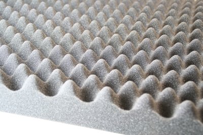 Acoustic pyramid foam PES 1000x1000x60mm 1 Acoustic pyramid foam PES 1000x1000x60mm