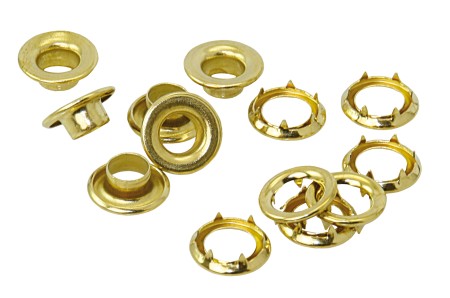 Toothed eyelet Ms Gr.000, eye 5.1mm 1000pcs. 1 Toothed eyelet Ms Gr.000, eye 5.1mm 1000pcs.