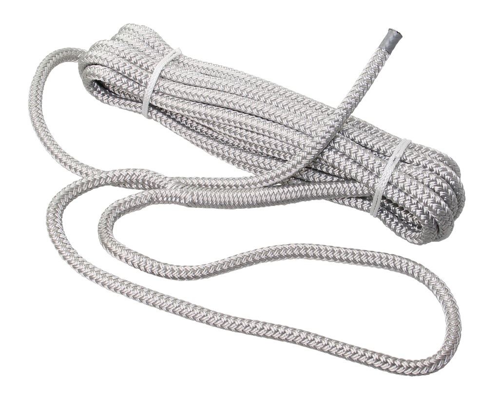 DockLine PES 14m 14mm, eye 40cm silver-grey 1 DockLine PES 14m 14mm, eye 40cm silver-grey