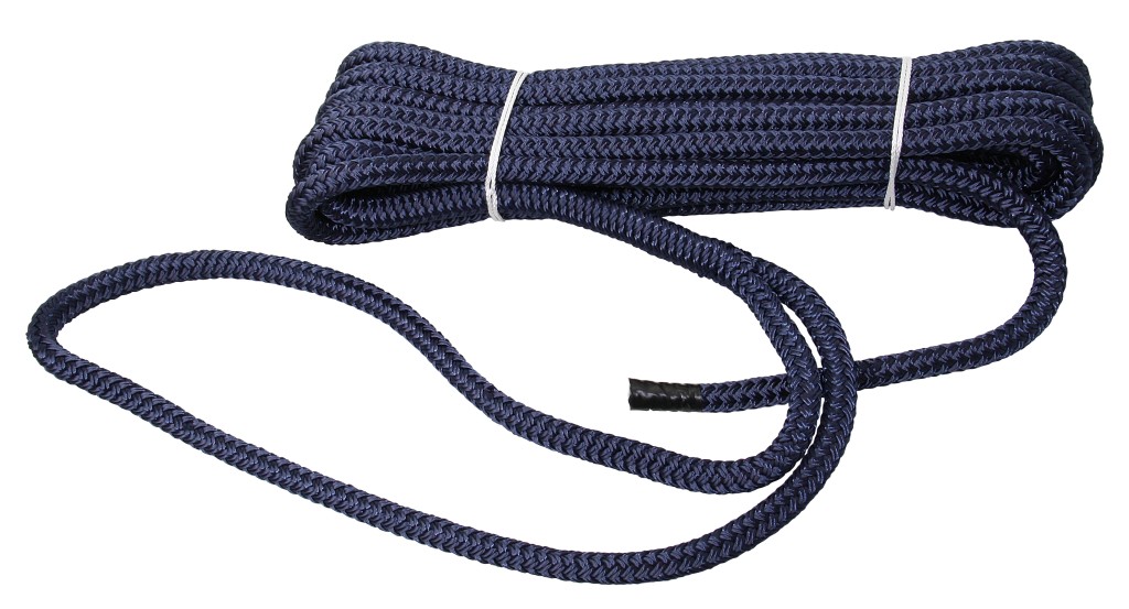 DockLine PES 14m 14mm, eye 40cm navy blue 1 DockLine PES 14m 14mm, eye 40cm navy blue