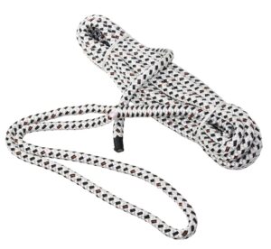 DockLine PES 8m 10mm, eye 30cm white/black