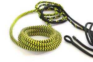 GLEISTEIN OptiRace PES double tapered 6.5/9/6.5mm 7m neon yellow/black