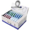 GLEISTEIN Rigging Twine Set, waxed, braided 1mm colour mix 30m 20pcs. 2 gr340100